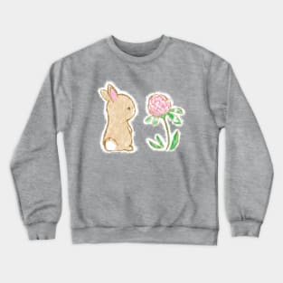 Clover Bunny Crewneck Sweatshirt